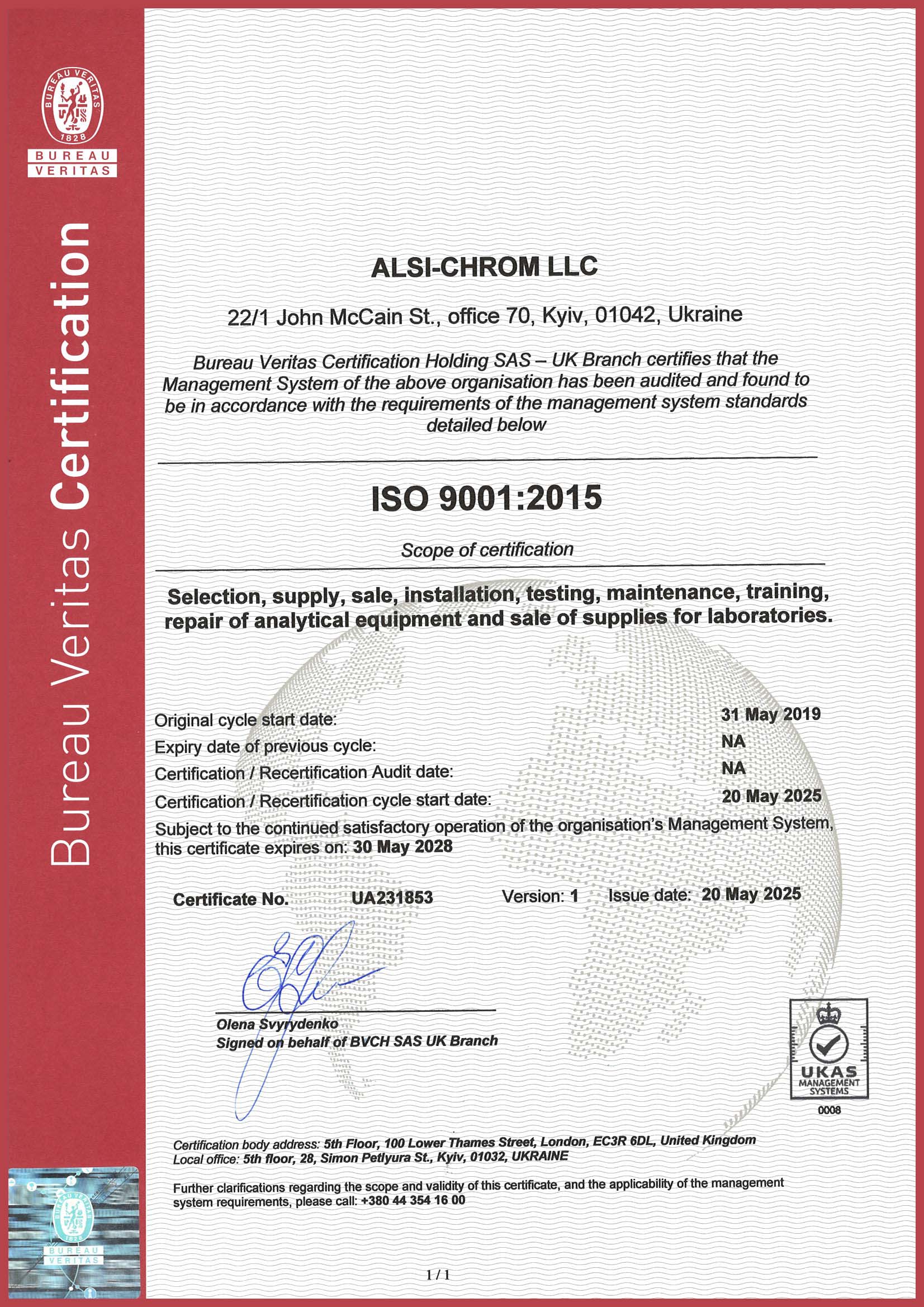 iso 9001 en